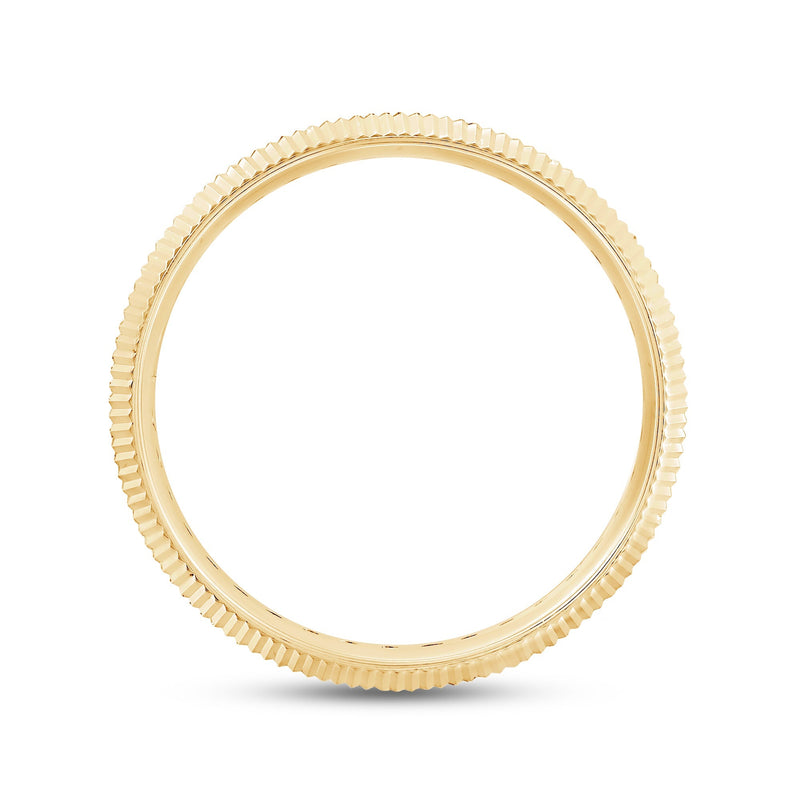 Fluted Frame Men's Ring