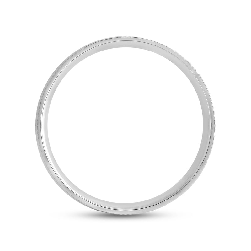 Ribbed Reverse Men's Ring