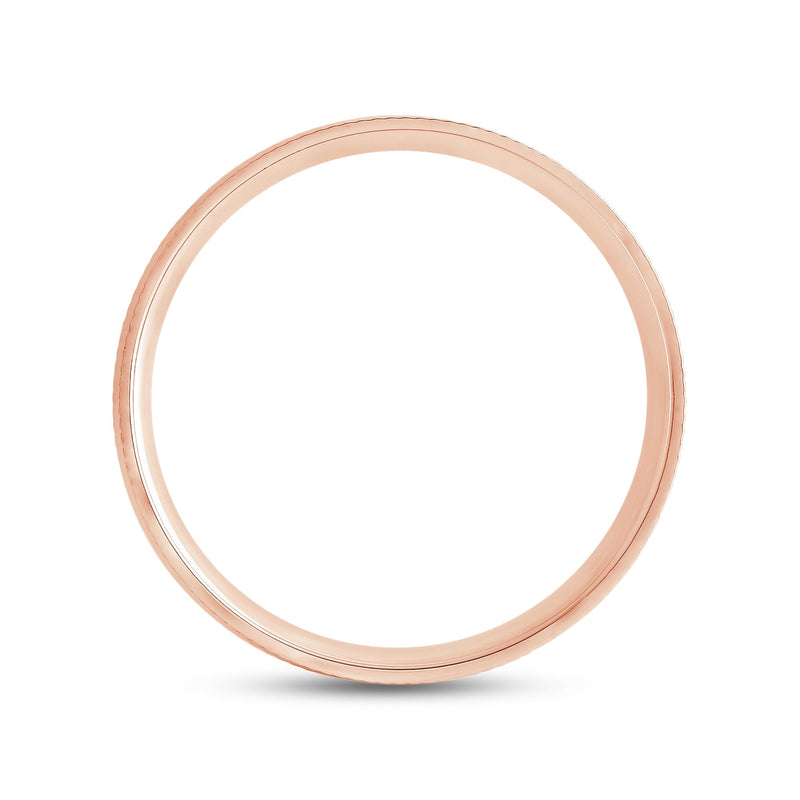 Ribbed Reverse Men's Ring