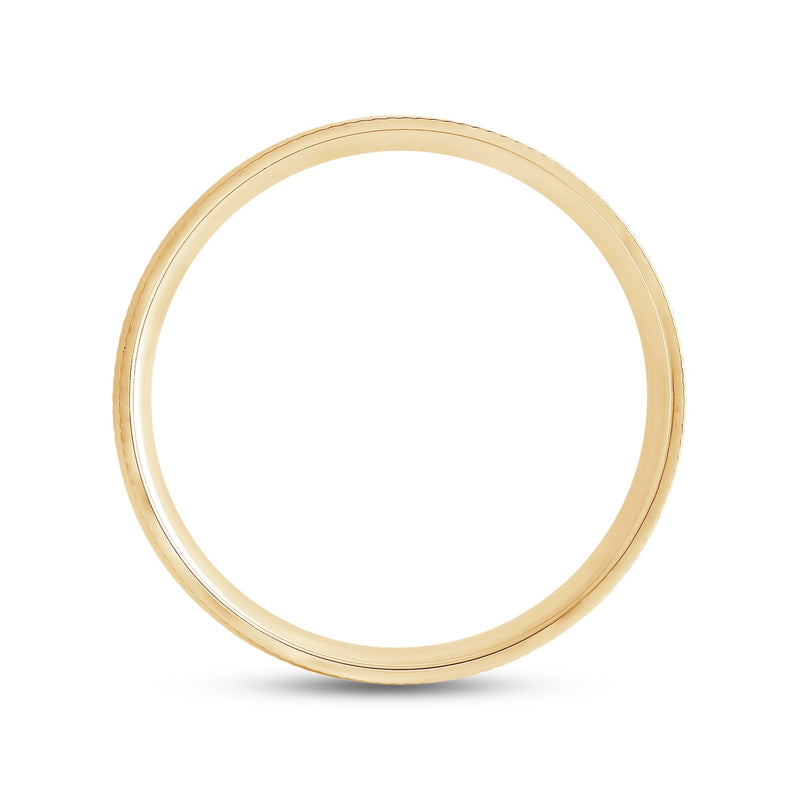 Ribbed Reverse Men's Ring