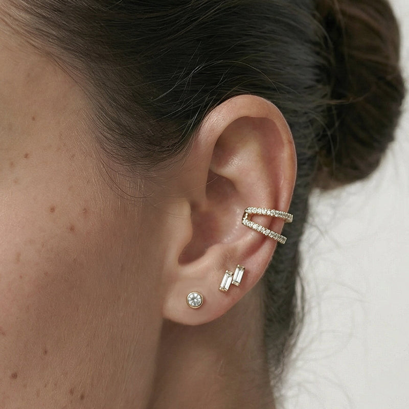 Round Bezel Flatback Studs