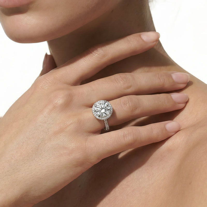 The Windsor Halo Ring