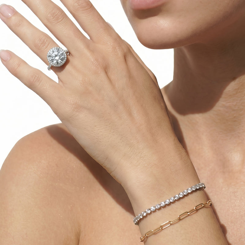 The Windsor Halo Ring