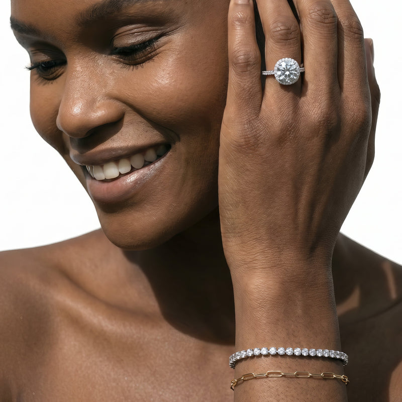 The Windsor Halo Ring