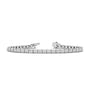 Block Style Emerald Cut Lab Diamond Tennis Bracelet