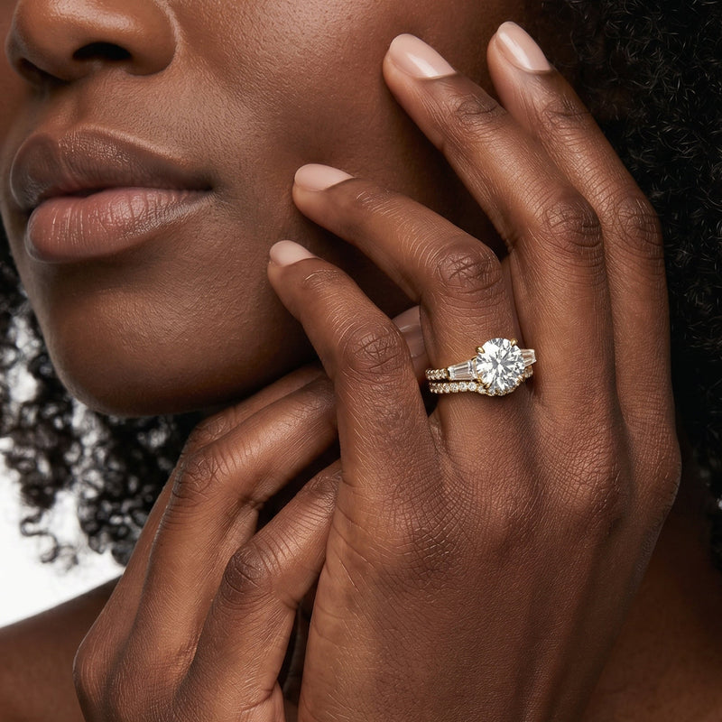 The W Horizon Diamond Wedding Band