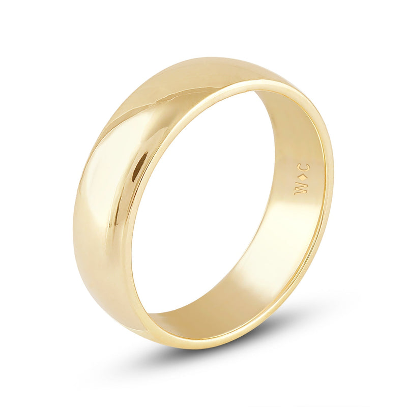 Men's Low Dome Comfort Fit Band