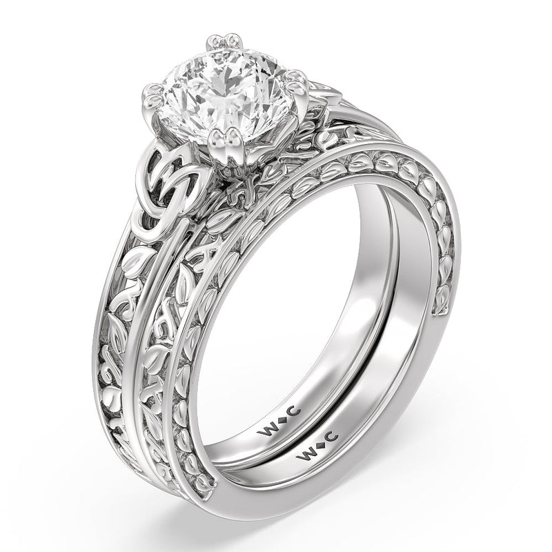 The Seraphine Celtic Wedding Band