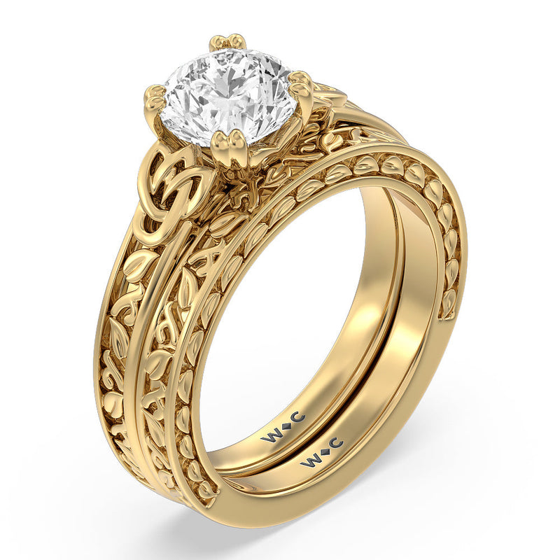 The Seraphine Celtic Wedding Band