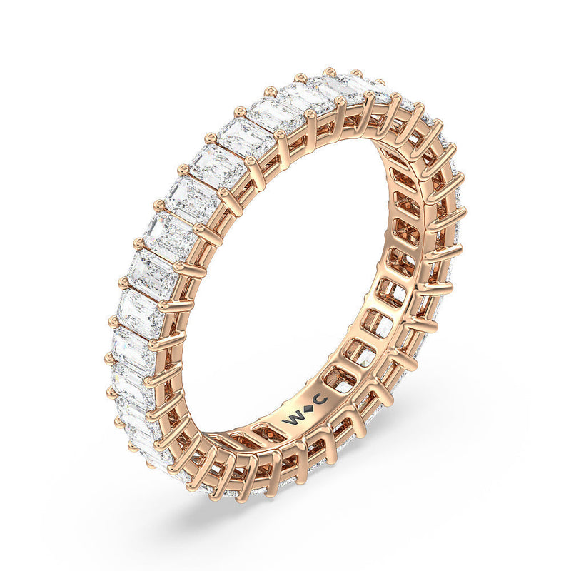 Emerald Cut Diamond Eternity Ring