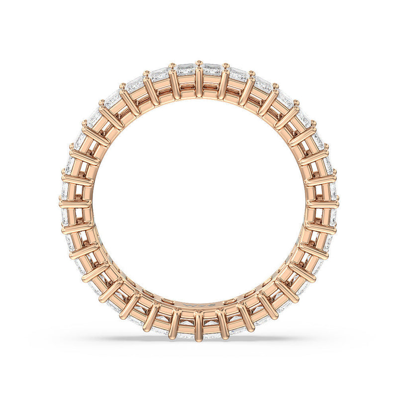Emerald Cut Diamond Eternity Ring