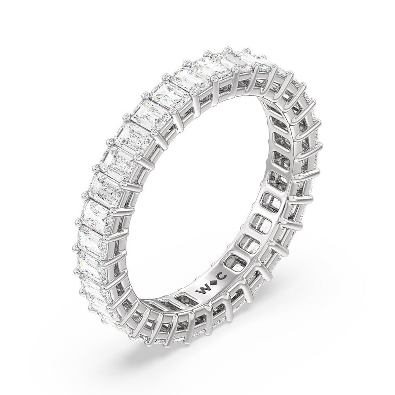 Emerald Cut Diamond Eternity Ring