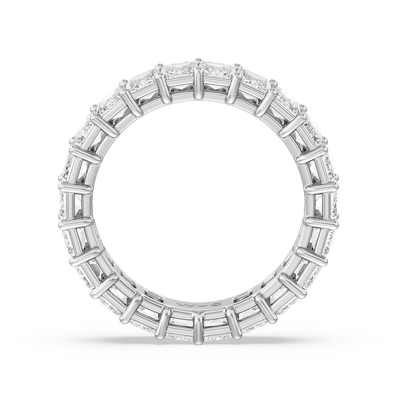 Emerald Cut Diamond Eternity Ring