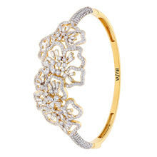 Load image into Gallery viewer, Scatter Waltz Floral Explosion Diamond Bangle
