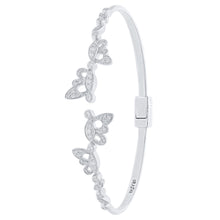 Load image into Gallery viewer, Skyward Bound Butterfly Diamond Bangle
