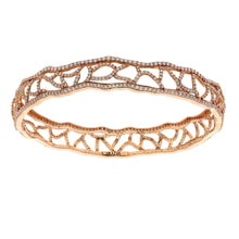 Load image into Gallery viewer, Elements Lattice Diamond Bangle
