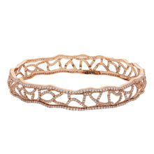 Load image into Gallery viewer, Elements Lattice Diamond Bangle
