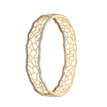 Load image into Gallery viewer, Elements Veined Diamond Bangle
