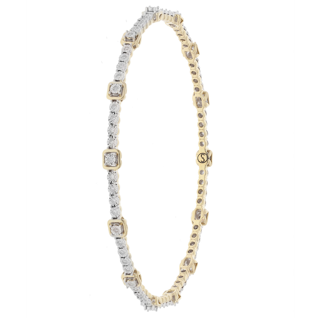 Caree Diamond Bangle