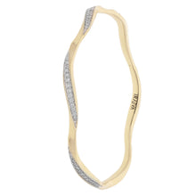 Load image into Gallery viewer, Surfwave Diamond Bangle
