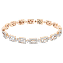 Load image into Gallery viewer, Movement Diamond Bangle
