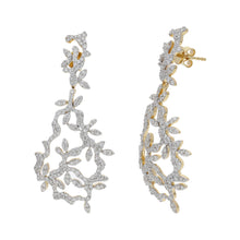 Load image into Gallery viewer, Lady Earth Forest Diamond Earrings

