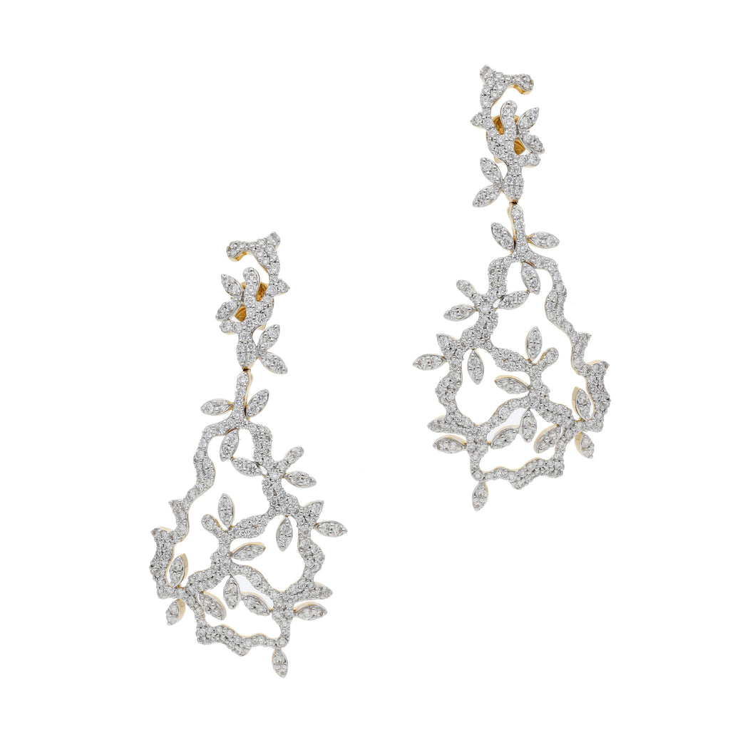 Lady Earth Forest Diamond Earrings