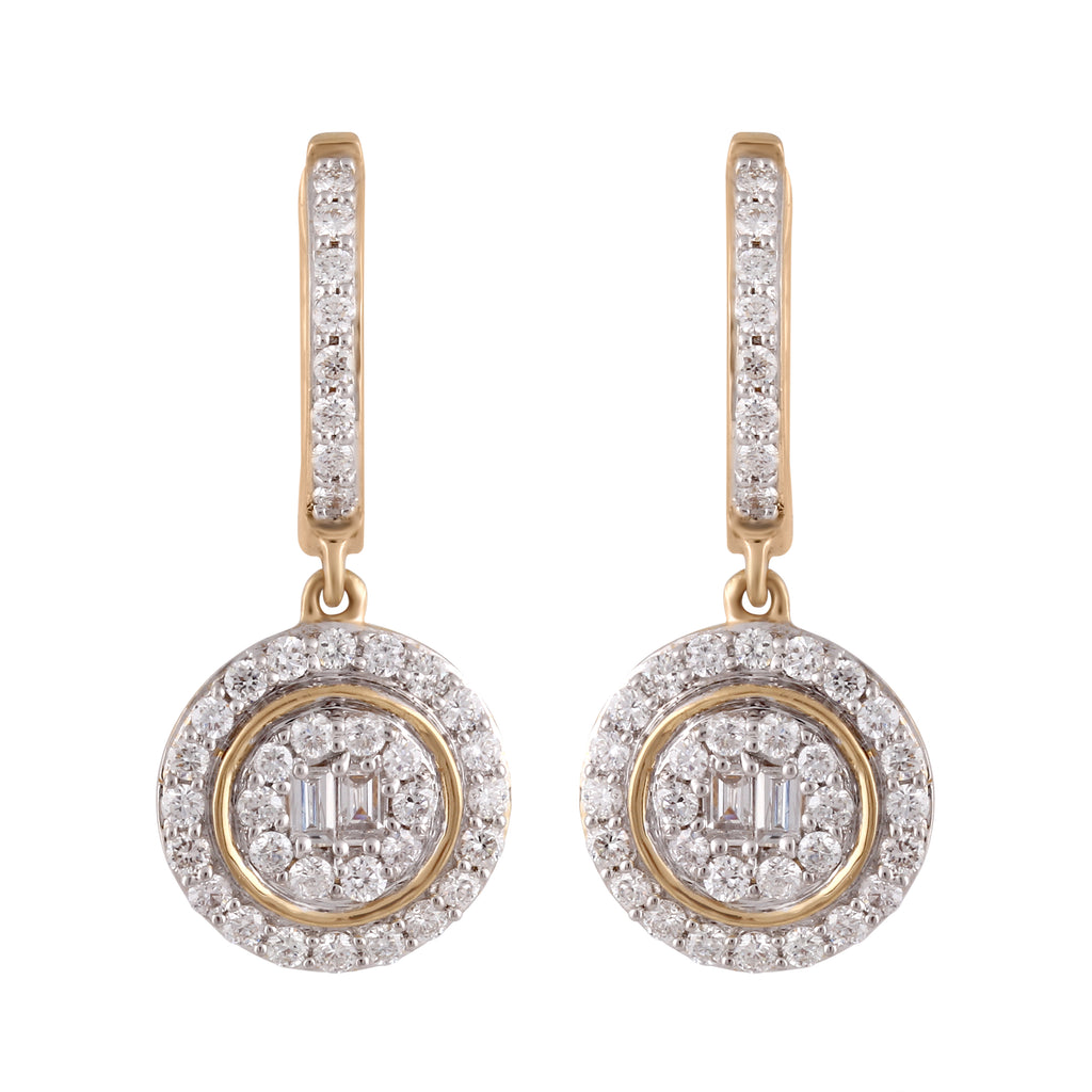Aura Dangle Diamond Earrings