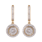 Aura Dangle Diamond Earrings