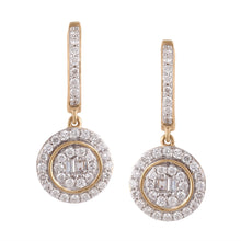 Load image into Gallery viewer, Aura Dangle Diamond Earrings
