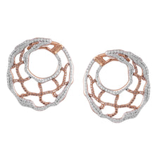 Load image into Gallery viewer, Elements Spiral Diamond Earrings
