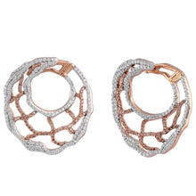 Load image into Gallery viewer, Elements Spiral Diamond Earrings
