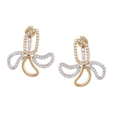 Elements Amoeba Diamond Earrings