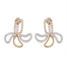 Load image into Gallery viewer, Elements Amoeba Diamond Earrings
