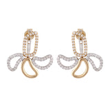 Elements Amoeba Diamond Earrings