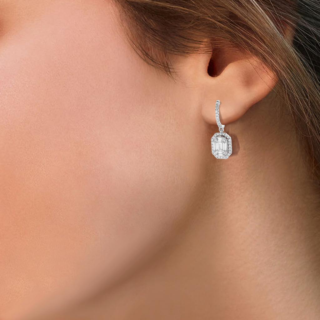 Buy Ujya Diamond Stud Earrings Online | CaratLane