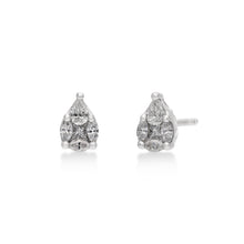 Load image into Gallery viewer, Pera Diamond Earrings
