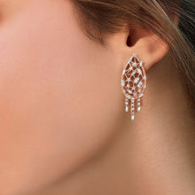 Load image into Gallery viewer, Scatter Waltz Oblique Diamond Earrings
