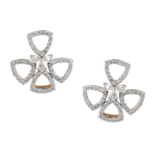Load image into Gallery viewer, Elements Pinwheel Diamond Earrings
