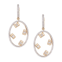 Load image into Gallery viewer, Regalia Castle Diamond Earrings
