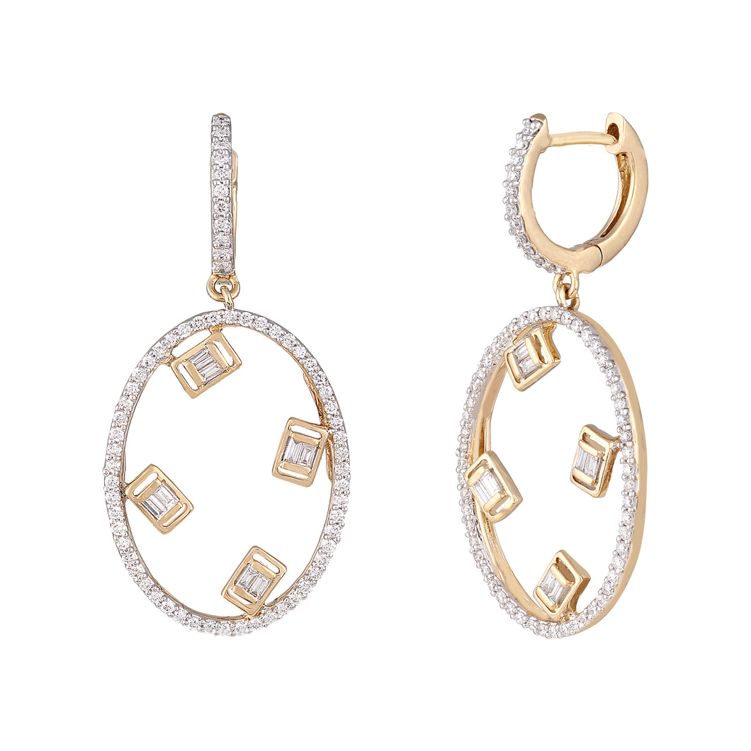 Regalia Castle Diamond Earrings