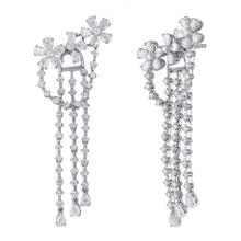 Load image into Gallery viewer, Freeflowing Dangle Diamond Earrings
