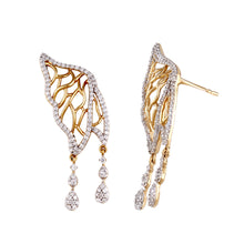 Load image into Gallery viewer, Skyward Bound Lift-Off Diamond Earrings
