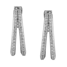 Load image into Gallery viewer, Circled Allure Diamond Earrings
