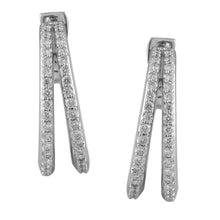 Load image into Gallery viewer, Circled Allure Diamond Earrings
