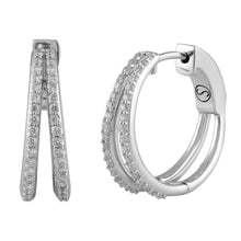 Load image into Gallery viewer, Circled Allure Diamond Earrings
