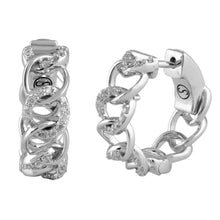 Load image into Gallery viewer, Circled Interloop Diamond Earrings
