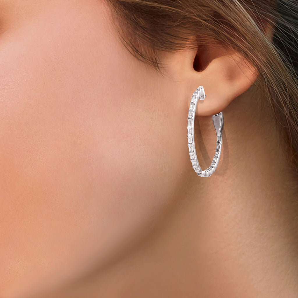 Circled Arcelia Diamond Earrings*