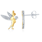 Tinker Bell Earrings with 1/20 cttw Diamonds