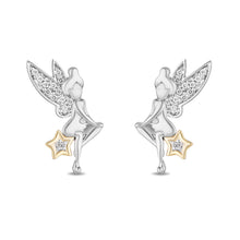 Load image into Gallery viewer, Tinker Bell Earrings with 1/10 cttw Diamonds

